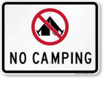 Anti campers in flee the facility