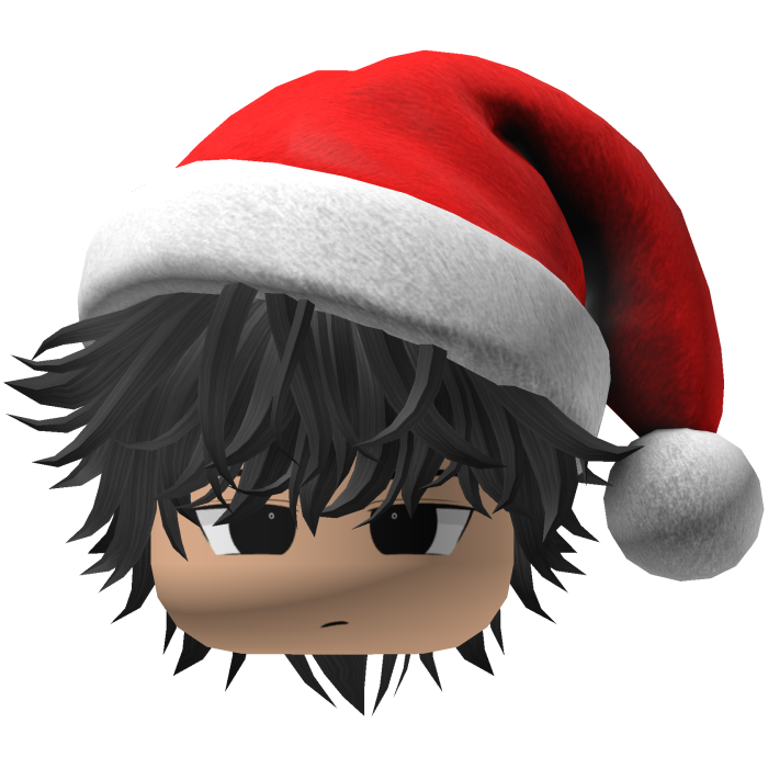 fluffy hair Christmas beret hat (black)