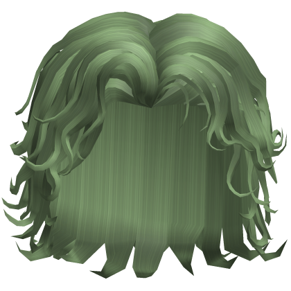 Wavey Green Surfer Male Curly Hair