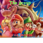 The super Mario brothers movie group!