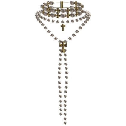 Designer Pearl Necklace Gold