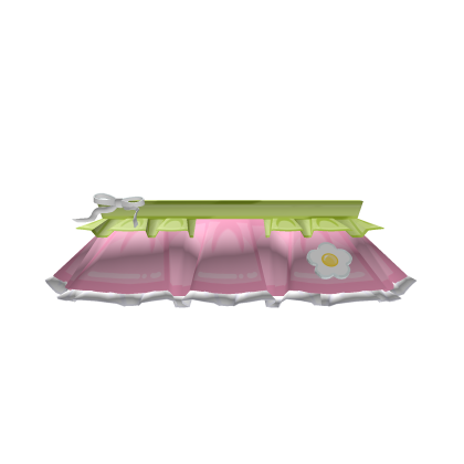 Pink Strawberry Ruffle Skirt