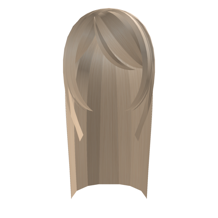 Long Hair with Bangs - Blonde