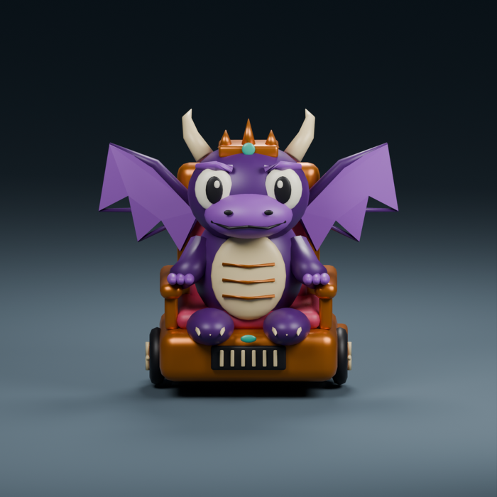 Throne Dragon - Animated Vacuum King preview 4