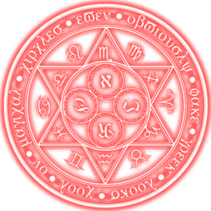 magic circle (red) Roblox decal