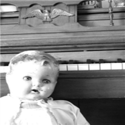 Creepy Doll Picture Roblox decal
