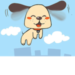 Flying doggy