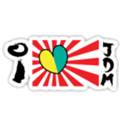 I Heart JDM Roblox decal