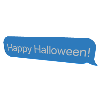 happy halloween! text