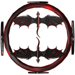 Dual Crimson Flying Dragons Crown