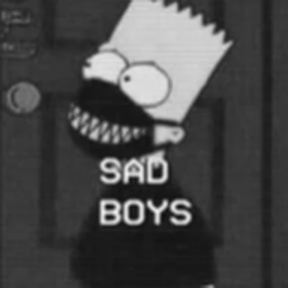 sad bart simpson