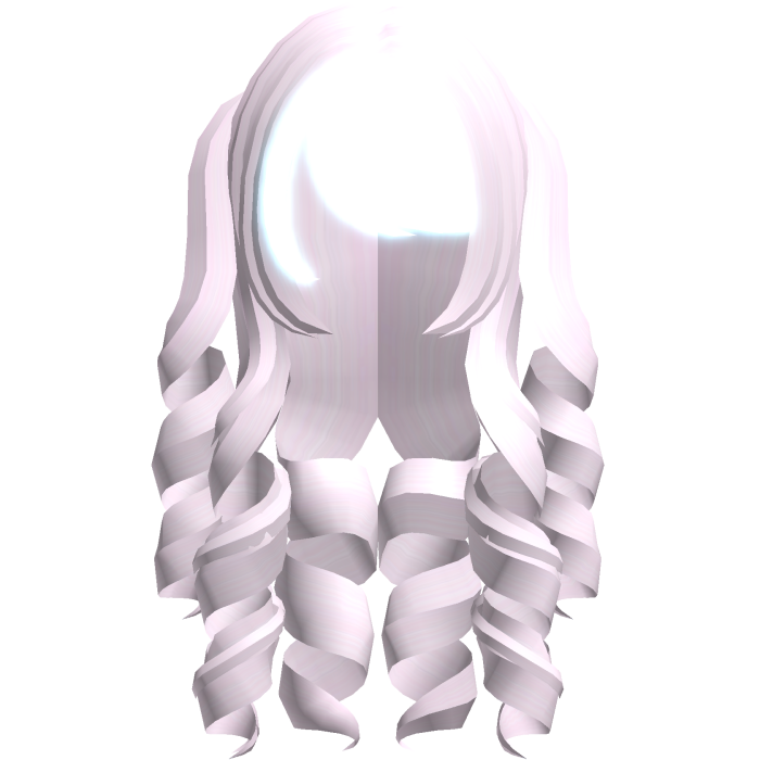 ♡ GLOWING ⛧ Pink princess swirls emissive hair 7. 