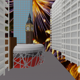 A Olympic Studium With Big Ben