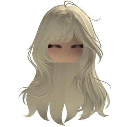 Cute emo y2k hair fluffy (blonde)
