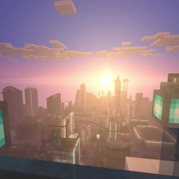 A Minecraft City [take a look if you want]