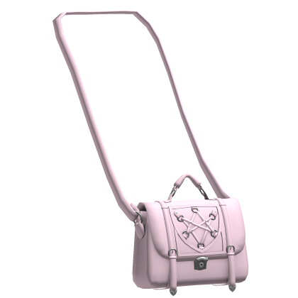gothic emo pentagram satchel crossbody pink 1.0