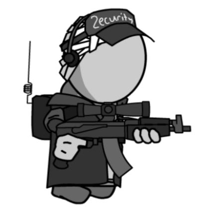 cursed security deimos Roblox decal
