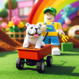 Cart Ride Into Mulch