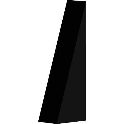 Retro low-poly nose (BLACK)