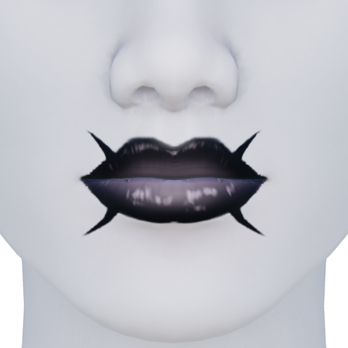Clown Goth Black Lipgloss