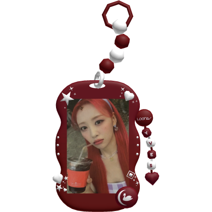 Loona Yves Photocard Kpop Keychain
