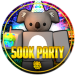 500k Party Badge