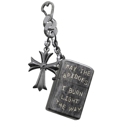 Cross Keychain on left side