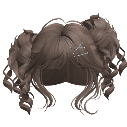 Tilted Elegant Princess Buns (Light Brown)