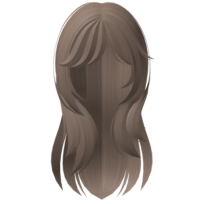 ♡ : cute long brown wavy hair  Roblox item