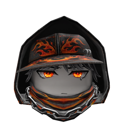 Fire Chain Cap Hood Mask Cool Hair