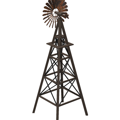 Rusty Windmill W/ Sound | For Horror Game Game