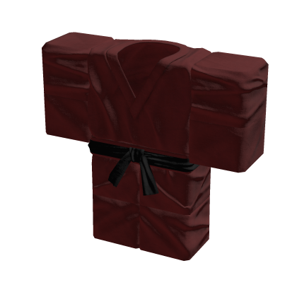 Red Taekwondo Ninja Black Belt Suit thumbnail