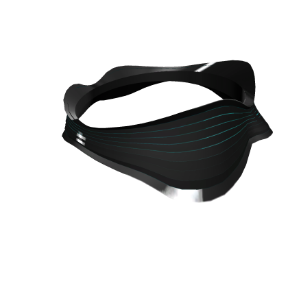 Futuristic Sci-Fi Metal glasses - Black & Blue thumbnail