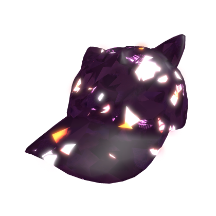 Pink/black glowing cat-ear hat Roblox item
