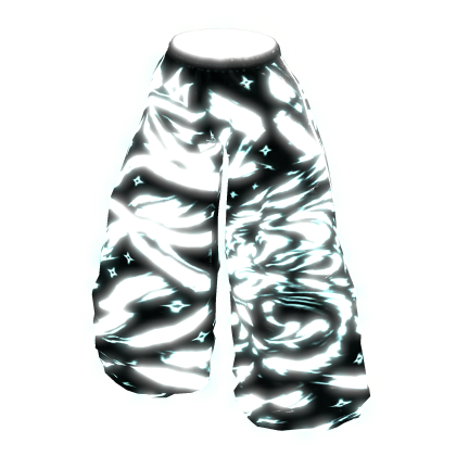 Black and White Inkstorm pants