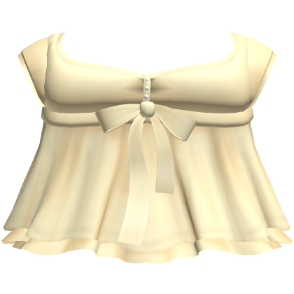 ♡: whimsy yellow delicate dainty babydoll top