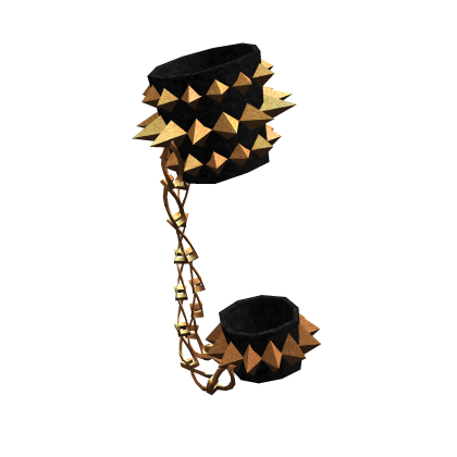 Chain Spike Punk Leg Bracelets | Black Bronze thumbnail