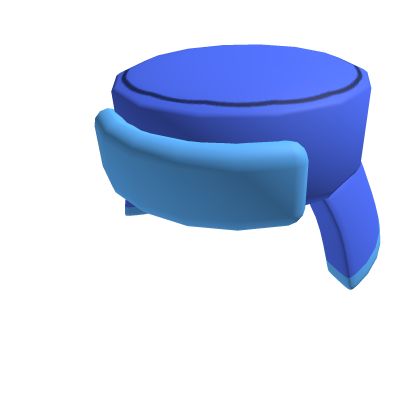 Blue Hat With Crazy Big Earflaps