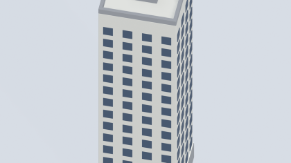 Low Poly Skyscraper Pack x12 Modular City Towers preview 4