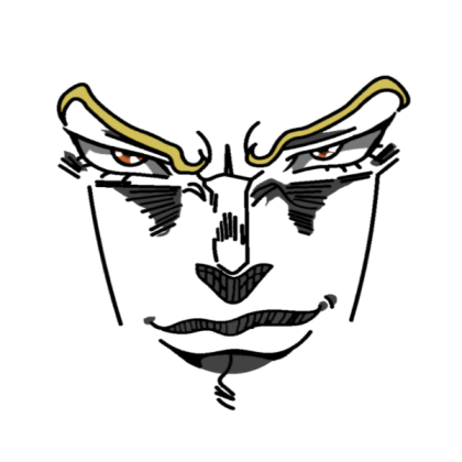 DIO's Face Remastered Roblox decal