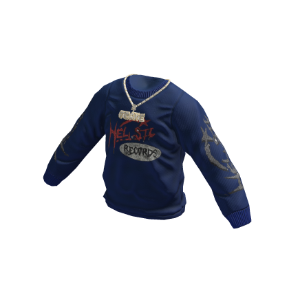 Blue Hailstar Sweater / chain