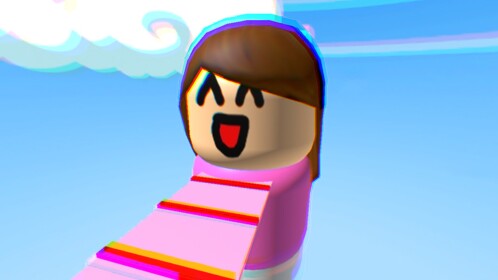 Escape Adopt Me Rainbow Slide Obby Parkour!