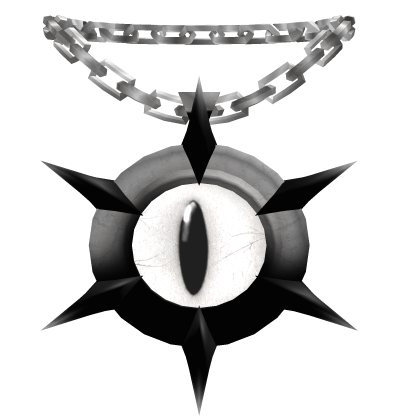 [👁️ ANIMATED] Dark White Overseer Eye Chain