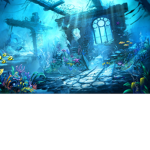 Blue ocean..