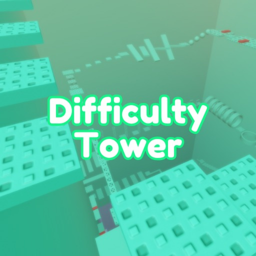 Easy to Hard Tower Obby official Roblox game thumbnail