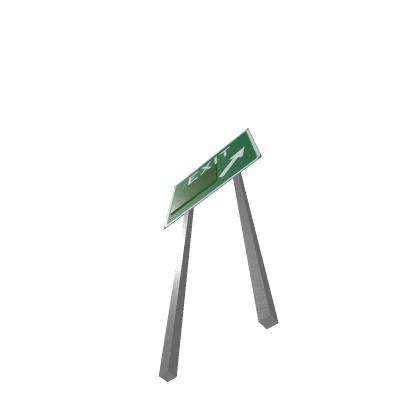 Editable Exit Sign