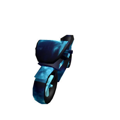 Motorcycle - Blue Flame