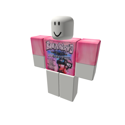 Pink brainwashed Y2K Shirt thumbnail