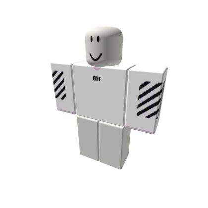Off White Shirt white Drip White Hypebeast Rich Roblox