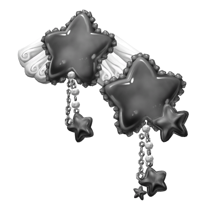 Wishfall Winged Star Clips 